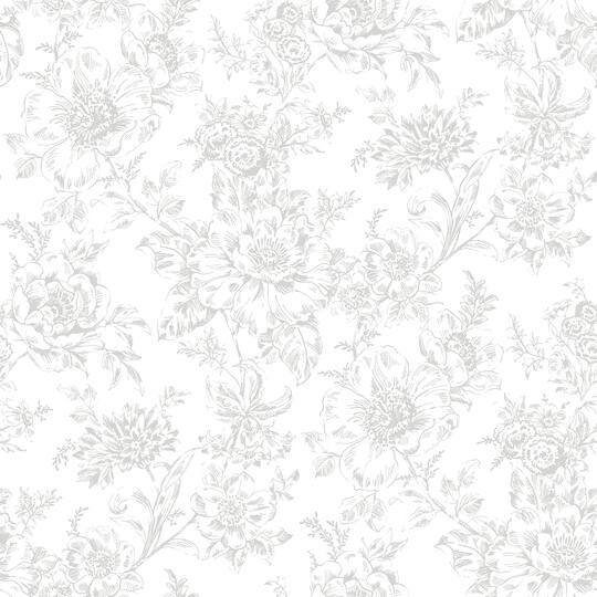 RoomMates Gray Wren Peel & Stick Wallpaper